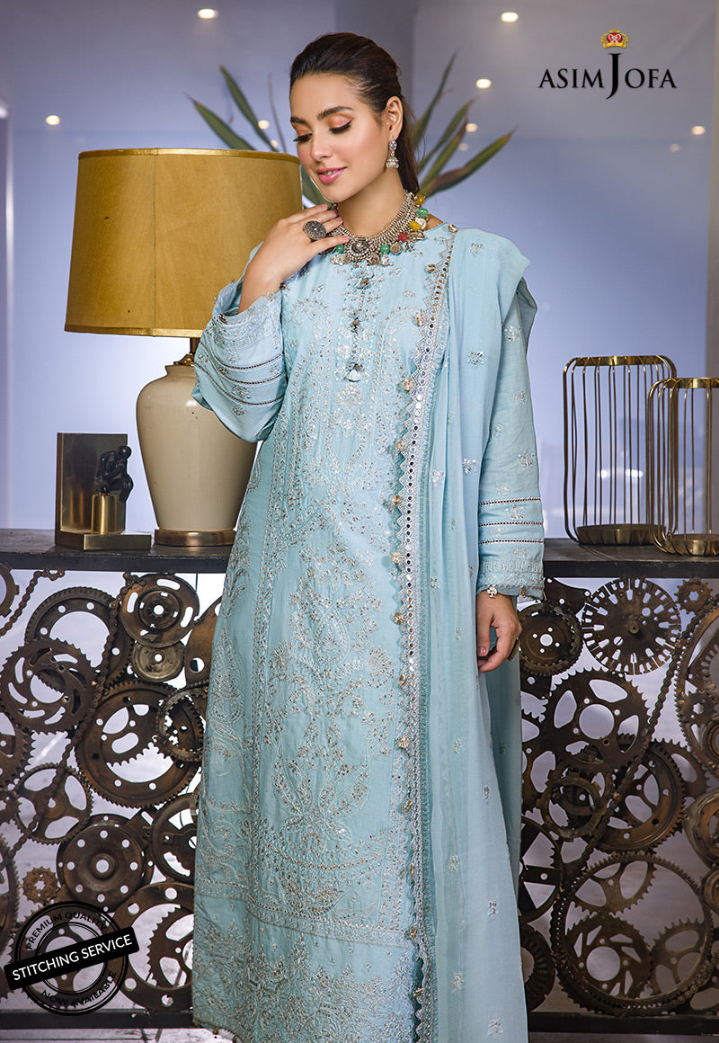 AJCK-11 || Chikankari Eid Collection || Asim Jofa in UK USA UAE online kapraye.com