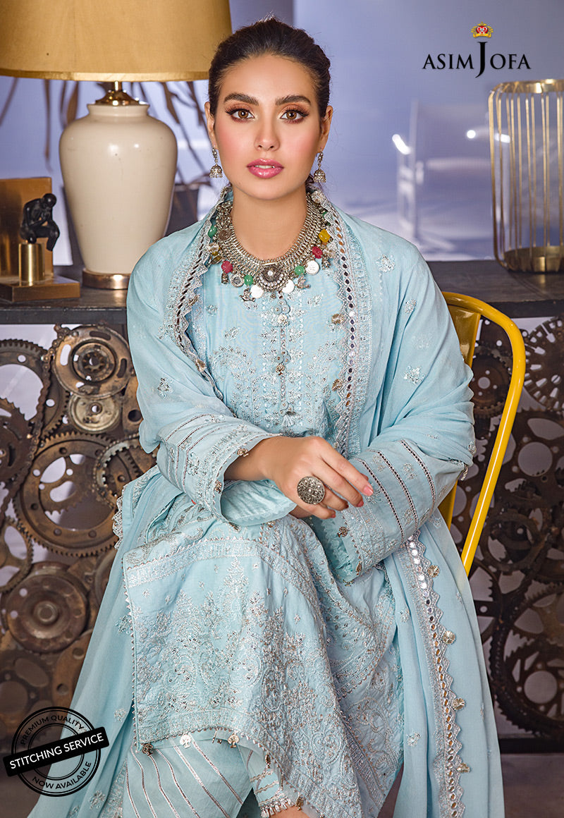 AJCK-11 || Chikankari Eid Collection || Asim Jofa in UK USA UAE online kapraye.com
