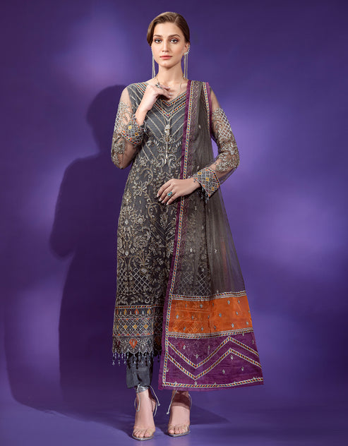 LR-09 || LAMOUR CHIFFON VOL-02 || EMAAN ADEEL in UK USA UAE online kapraye.com