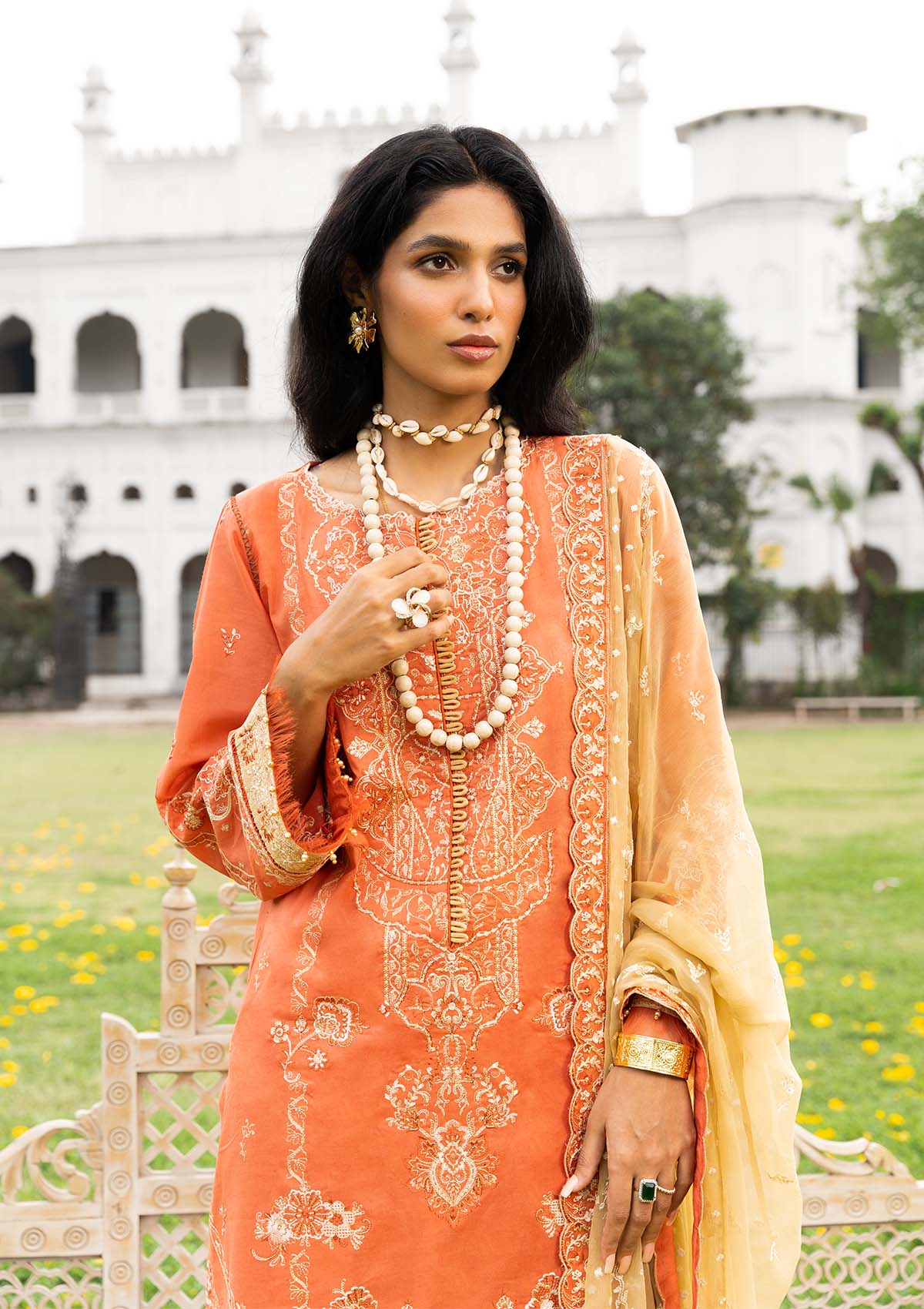 LAWN '23 VOL. 1 - LOOK 03 | MENAKARI LAWN 23 | AIK in UK USA UAE online kapraye.com