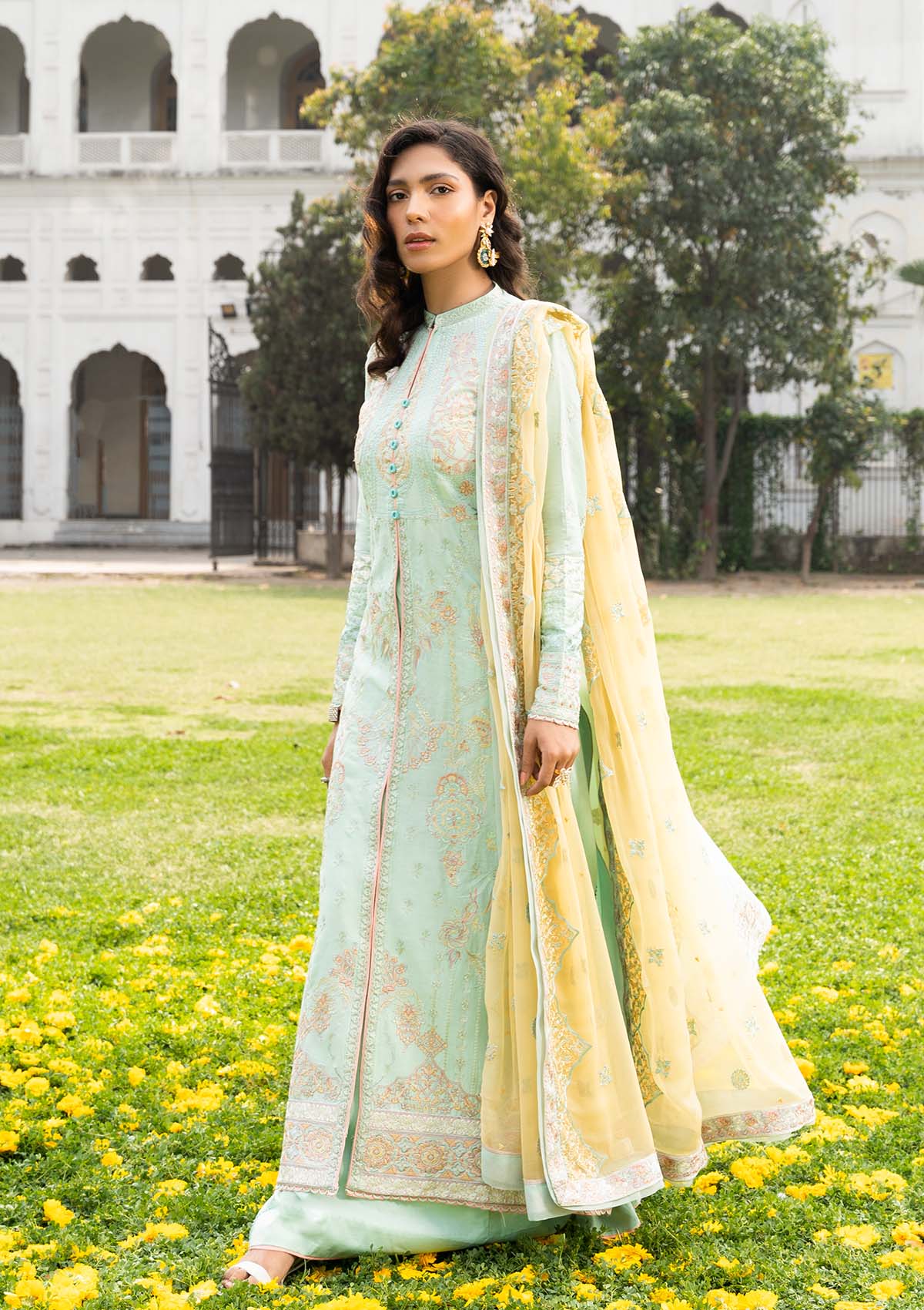 LAWN '23 VOL. 1 - LOOK 04 | MENAKARI LAWN 23 | AIK in UK USA UAE online kapraye.com