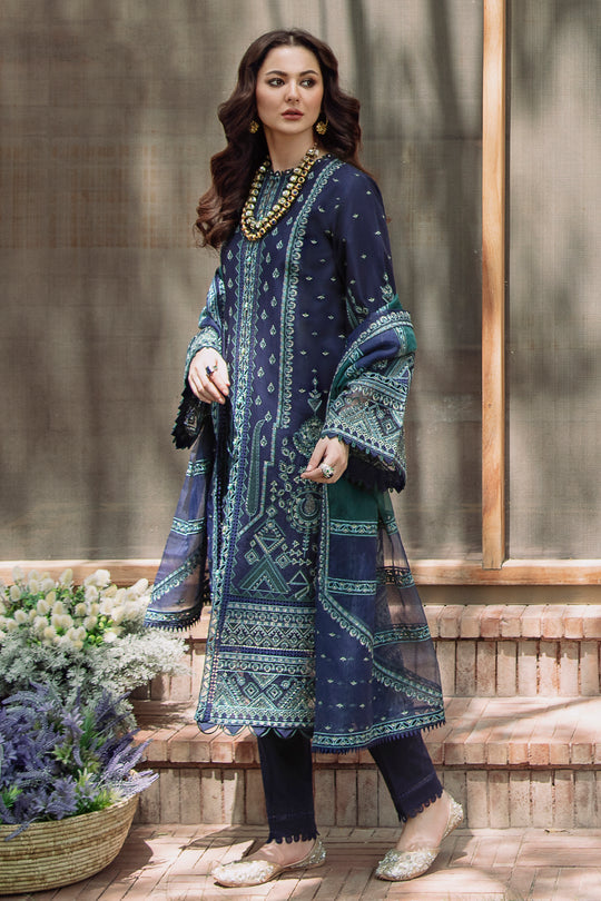 TEHSEEN || SABRANG FESTIVE LAWN || JAZMIN in UK USA UAE online kapraye.com