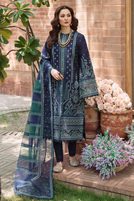 TEHSEEN || SABRANG FESTIVE LAWN || JAZMIN in UK USA UAE online kapraye.com