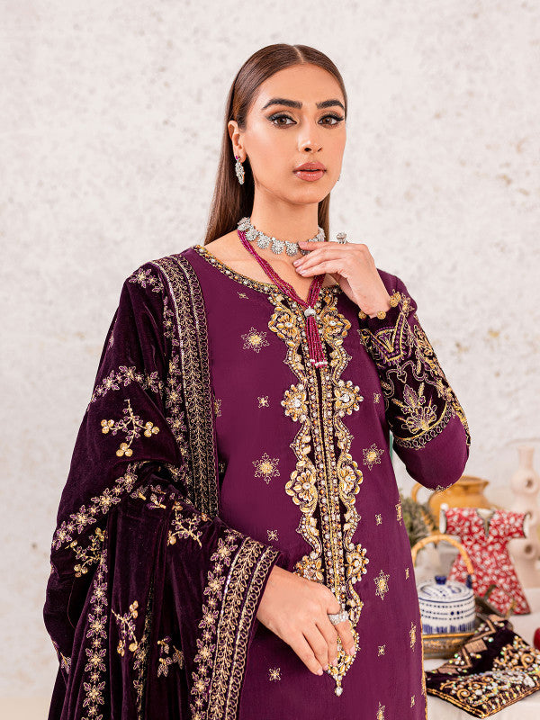 Veena 06 || EMBROIDERED VELVET '22 || Gulaal in UK USA UAE online kapraye.com